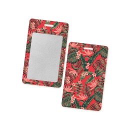 Чехол для пропуска с полноцветной УФ-печатью, софт-тач