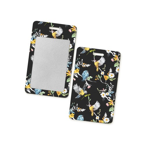 Чехол для пропуска с полноцветной УФ-печатью, софт-тач