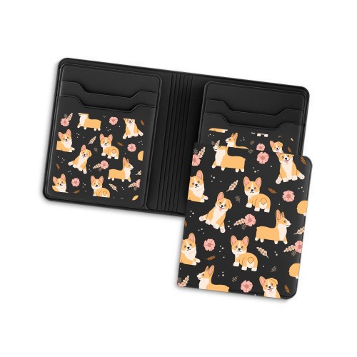 Картхолдер с отделением для наличных денег с возможностью полноцветной УФ-печати, софт-тач