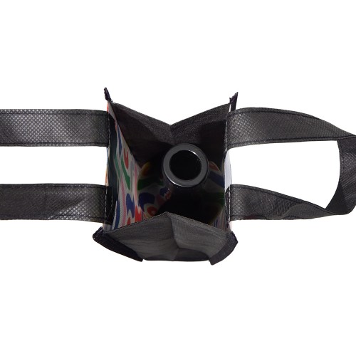 Чехол для бутылки из нетканого материала PET с возможностью полноцветной печати