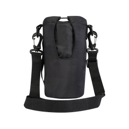 Трип Эви дорожная сумка для бутылок из переработанного материала объемом 2 л, черный