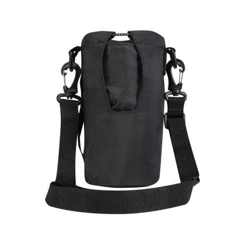 Трип Эви дорожная сумка для бутылок из переработанного материала объемом 2 л, черный