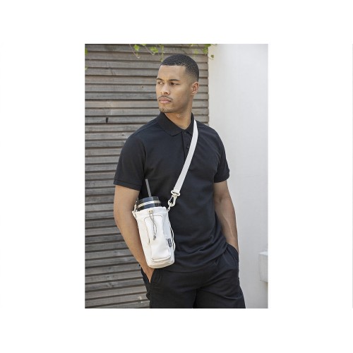 Трип Эви дорожная сумка для бутылок из переработанного материала объемом 2 л, кремовый