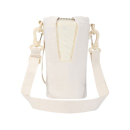 Трип Эви дорожная сумка для бутылок из переработанного материала объемом 2 л, кремовый