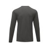 Ponoka мужская футболка из органического хлопка, длинный рукав, storm grey