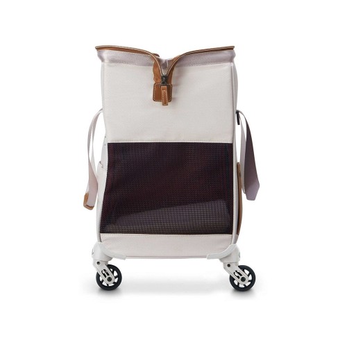 Сумка для перевозки животных DELSEY, CHATELET AIR 2.0,  на колесах, 42л, белый
