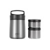 Термос с двумя контейнерами из нерж. стали тм THERMOcafe TCLB-1480SY (SS) 1,48L