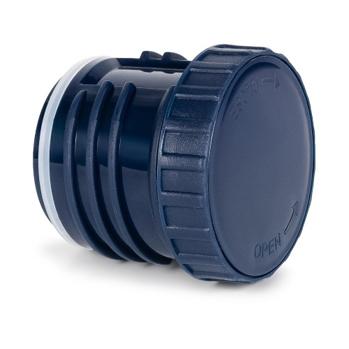 Термос Relaxika 101 (1 литр), темно-синий (без лого)