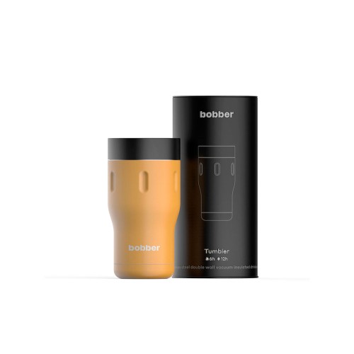 Термос питьевой, вакуумный, бытовой, тм "bobber". Объем 0,35 литра. Артикул Tumbler-350 Ginger Tonic