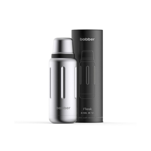 Термос для напитков, вакуумный, бытовой, тм "bobber". Объем 1 литр. Артикул Flask-1000 Matte