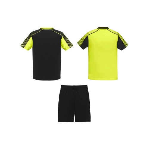 Спортивный костюм "Juve", неоновый желтый/черный