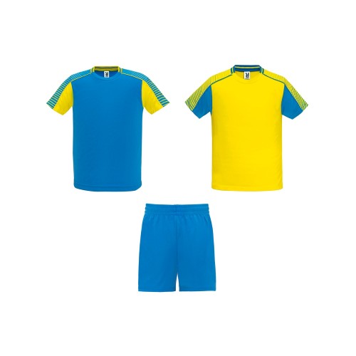 Спортивный костюм "Juve", желтый/королевский синий