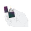 Зажигалка ZIPPO Classic с покрытием Iridescent, латунь/сталь, фиолетовая, матовая, 38x13x57 мм