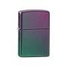 Зажигалка ZIPPO Classic с покрытием Iridescent, латунь/сталь, фиолетовая, матовая, 38x13x57 мм