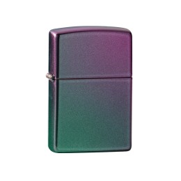 Зажигалка ZIPPO Classic с покрытием Iridescent, латунь/сталь, фиолетовая, матовая, 38x13x57 мм