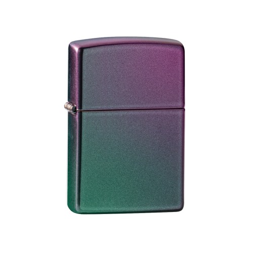 Зажигалка ZIPPO Classic с покрытием Iridescent, латунь/сталь, фиолетовая, матовая, 38x13x57 мм