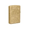 Зажигалка ZIPPO Classic с покрытием Tumbled Brass, латунь/сталь, золотистая, матовая, 38x13x57 мм
