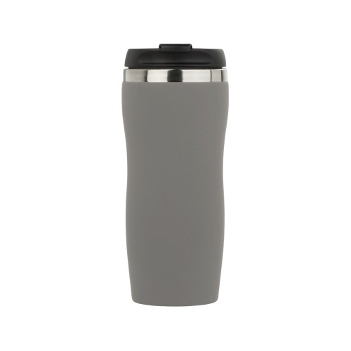 Термокружка "Double wall mug C1", soft touch, 350 мл, серый