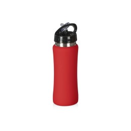 Бутылка для воды "Bottle C1", сталь, soft touch, 600 мл, красный