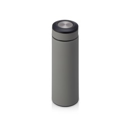 Вакуумный термос "Vacuum Flask C1", soft touch, 420мл, серый