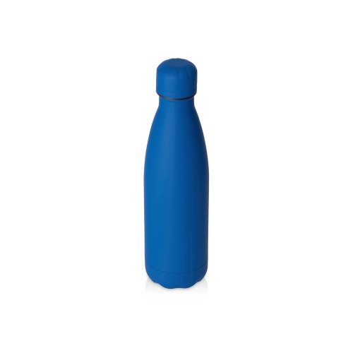 Вакуумная термобутылка "Vacuum bottle C1", soft touch, 500 мл, синий классический