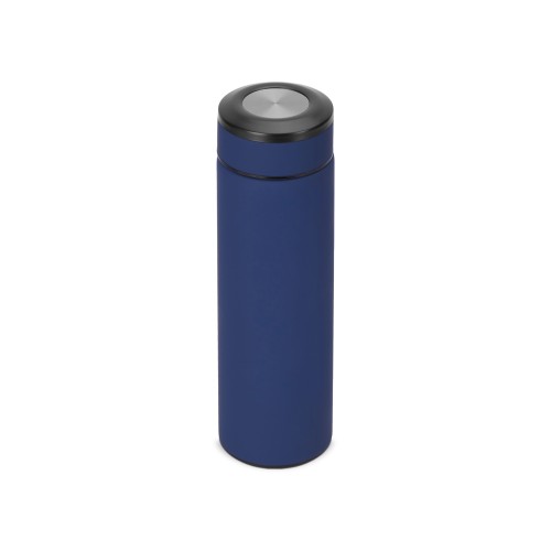 Вакуумный термос "Vacuum Flask C1", soft touch, 420мл, темно-синий