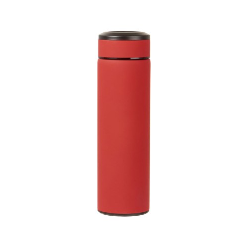 Вакуумный термос "Vacuum Flask C1", soft touch, 420мл, красный