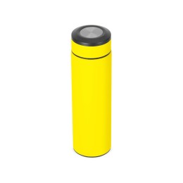 Вакуумный термос "Vacuum Flask C1", soft touch, 420мл, желтый