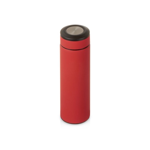 Вакуумный термос "Vacuum Flask C1", soft touch, 420мл, красный