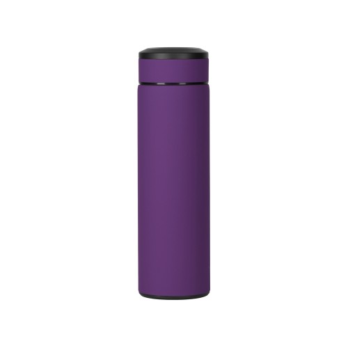 Вакуумный термос "Vacuum Flask C1", soft touch, 420мл, фиолетовый