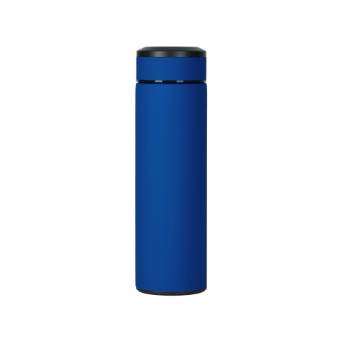 Вакуумный термос "Vacuum Flask C1", soft touch, 420мл, синий