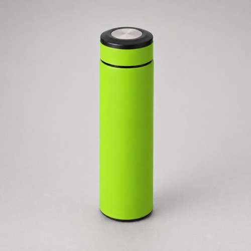 Вакуумный термос "Vacuum Flask C1", soft touch, 420мл, зеленое яблоко