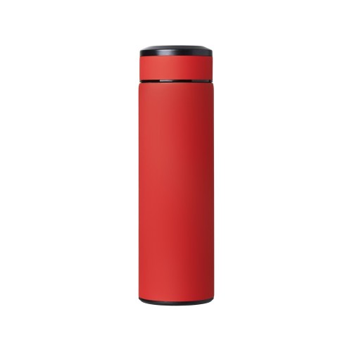 Вакуумный термос "Vacuum Flask C1", soft touch, 420мл, красный