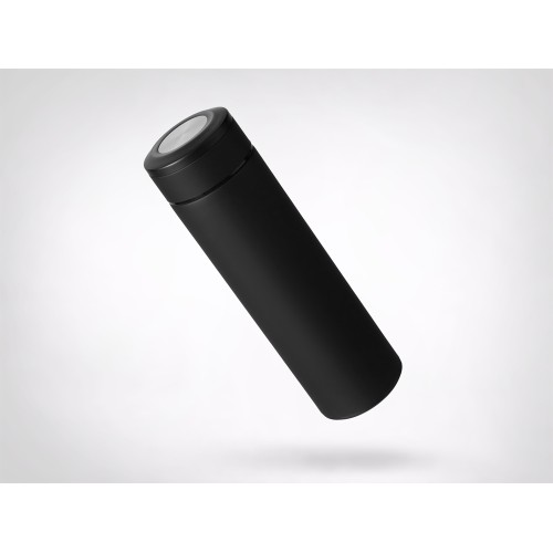 Вакуумный термос "Vacuum Flask C1", soft touch, 420мл, черный