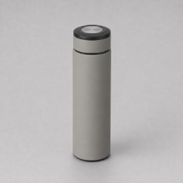 Вакуумный термос "Vacuum Flask C1", soft touch, 420мл, серый