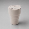 Силиконовый складной стакан "GoCup", бежевый