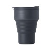 Силиконовый складной стакан "GoCup", темно-серый
