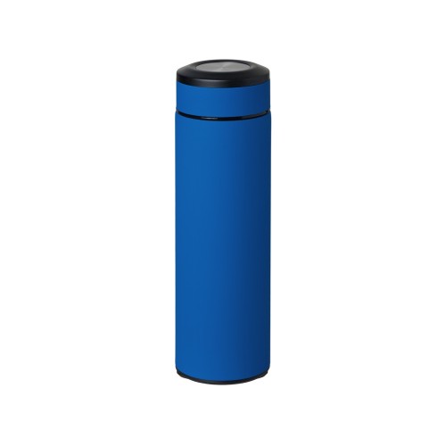Вакуумный термос "Vacuum Flask C1", soft touch, 420мл, синий