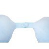 Подушка Basic из микрофибры с эффектом памяти U-shape, небесно голубой NEW