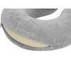 Подушка Basic из микрофибры с эффектом памяти U-shape, серый