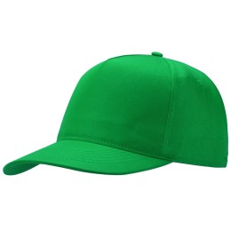 Бейсболка "Poly" 5-ти панельная 120 гр, зеленый