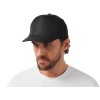 Бейсболка "Poly" 5-ти панельная 120 гр, черный
